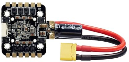 RadioLink AM32-80A 4-in-1 ESC, 32-bit MCU, 2-6S Electronic Speed Controller Supports PWM/Dshot300/600 for Freestyle FPV Racing Drone, GPS Multirotor
