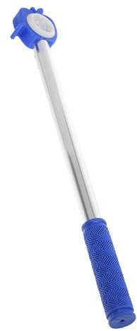 BESTonZON Silver Window Handle Extension Pole Manual Opener for High Glass | Roof Window Reach Tool Aluminum Alloy Rod for Hard to Access Window Crank Lightweight Blind Control Wand Easy Operation