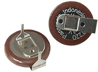 WITTKOWARE VL1220/HFN Akku-Knopfzelle für liegende Leiterplatten-Printmontage, Ø 12,5mm, 3V/DC, 7mAh