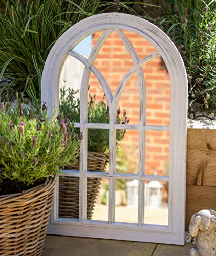 Creekwood Toscana Lightweight Durable Indoor/Outdoor Wall Mirror 50x76cm Brushed Grey 50x76cm