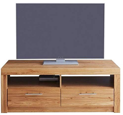 Möbeldesign Team 2000 GmbH TV-Teil Fernseh Tisch Lowboard Rack wildeiche teilmassiv, geölt 3442-15