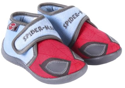 CERDÁ LIFE'S LITTLE MOMENTS Jungen Winter Geschlossene Hausstiefel Kinder Jungen Von Spiderman - Rutschfeste Tpr Sohle und KlettverschlussHausschuh