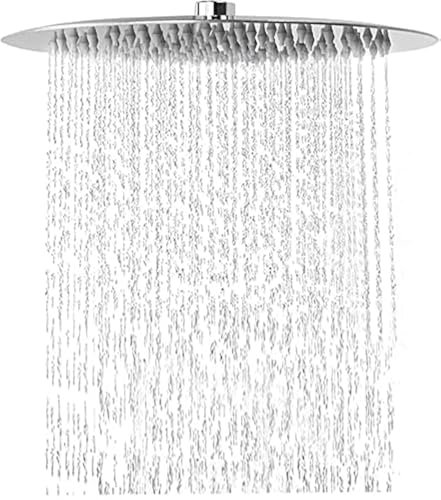 Regenduschkopf 25,4 cm, 304 Edelstahl, großer Hochdruck-Regenduschkopf für Badezimmer, tolles Duscherlebnis