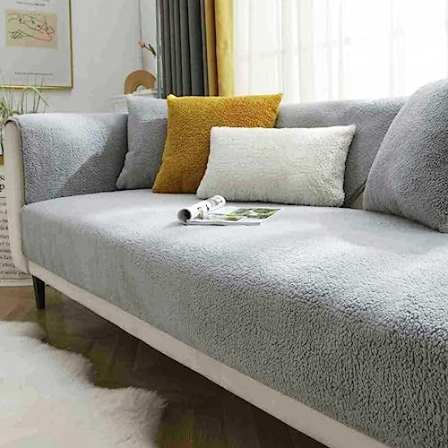 MTHGH sofaschutz,Samt rutschfest l Form 1 2 3 4 Sitzer Sofabezug ,sofaschoner Katze Hund Decke ecksofa Outdoor Sofa Überwurf,J-70x70cm