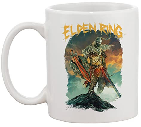 Elden Ring The Tarnished Weiße Tasse Kaffee Tee Männer Frauen Keramik Coffee Tea Mug Cup