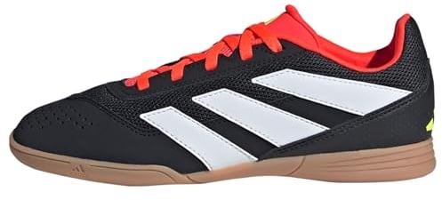 adidas Predator.4 In Sala J Fußballschuhe, Core Black/FTWR White/Solar Red, 21 EU