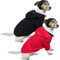 HuaLiSiJi Kapuzenpulli für Hunde Hundepullover Kleine Hunde Chihuahua Kleidung Welpen Hunde Hoodie, Warm und Leicht, Mit Einer Weichen Textur, Leicht zu Tragen und Hellen Farben (XL, Schwarz+Rot)