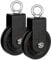 2PCS 90mm Seilrolle mit U Haltebügel, Block Umlenkrollen für Seile,360° Kabel Pulley für Schaukelzubehör, Wäscheleine, Latzug, Latzugstange, Seilzug Fitness