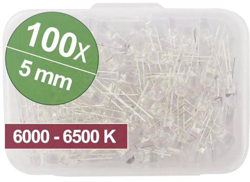 Quadrios LED-Sortiment Kaltweiß 20mA 3.0V