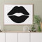 Schablone im Kussmund Lippen Größe: 15 x 21 cm v14 Design