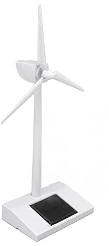Solarbetriebener Wind, Pädagogisches Schreibtisch-Windmühlen-Modell, DIY-Ornament, Dekoration, Wissenschaft