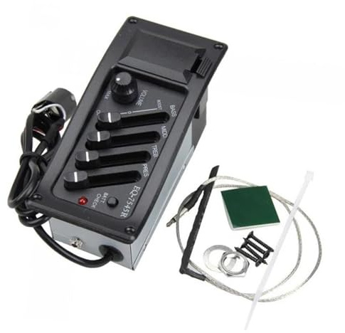 Micro de Guitare Guitare Acoustique EQ Micro Piézo/unité De Pré-ampli Guitare Acoustique