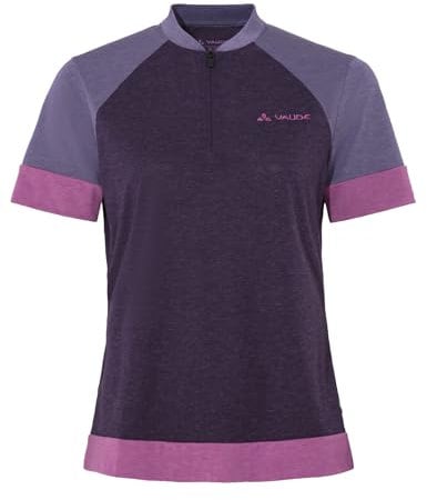 VAUDE Damen Women's Altissimo Q-Zip T-Shirt, Eggplant, 38 EU