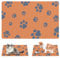Tapis de gamelle pour chien et chat 60 x 40 cm : tapis de gamelle antidérapant pour animaux de compagnie, super absorbant, séchage rapide, tapis de nourriture pour animaux de compagnie, gamelle pour