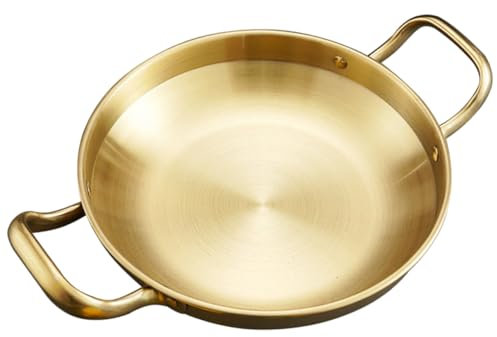 COLLBATH Ramen Topf Mit Doppelgriffen Nudel Hot Pot Für Haushalt Leicht Zu Reinigen Rutschfest Für Gasherde Und Schnelle Zubereitung