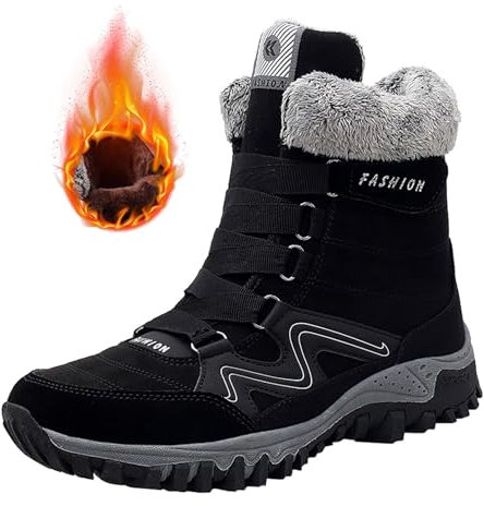 Generisch outlet angebote Damen Schneestiefel Casual Langschaft Boots Winterschuhe Damen Chelsea Mit Rutschfest Sohle Stiefele herren laufschuhe sale weihnachtsdeko sale