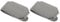 Grevosea 2 Pack Sunglass Holder for Car Sun Visor Organizer Magnetic Sunglasses Clip Leather Glasses Holder Eyeglass Hanger Auto Interior Accessories Universal for Car SUV Truck (Grey)