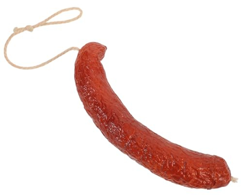 JOINPAYA Kunstwurst Wurstmodell Realistische Lebensmittelspielzeuge Künstliche Lebensmittel Ausstellungswurst Bruchsicheres Lebensmittelmodell Dekorative Wurst-Requisite Lebensmittelmodell