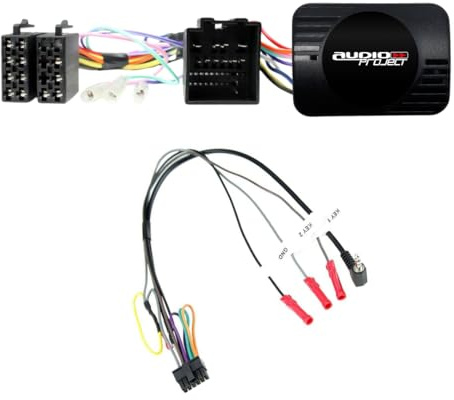 Audioproject A400.3-35 - CAN Bus Adapter incl. Lenkradfernbedienung für Ford Fiesta Transit Custom Ecosport ab 2017-2024 für Autoradio Pioneer Kenwood JVC Alpine u.a.