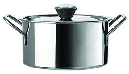 Visiodirect Lot de 6 Mini cocottes avec Couvercle INOX - 55 cl