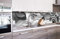 Dimex Küchenrückwand Folie selbstklebend FLÜSSIGES Silber | Klebefolie - Dekofolie - Spritzschutz für Küche | Made in EU - 260 cm x 60 cm