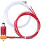 Redrex Extrusora Hot End para Creality CR-10, CR-10S, CR-10S4, CR-10S5 Impresora 3D 1.75mm Filamento 0.4mm Boquilla 12V 40W Calefacción NTC Termistor