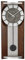Bulova Newton Pendel Wanduhr Espresso