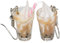 1 Pair Ice Cream Cup Earrings Creative Pearl Milk Tea Cup Dangle Drop Earring Colorful Simulation Glass Bottle Funny Earrings for Girl Jewelry Christmas （Random Style）