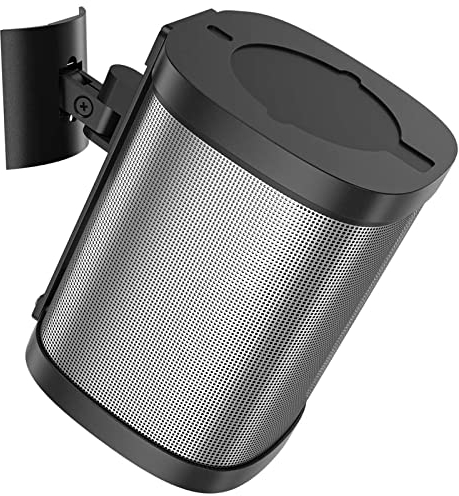 Dinghosen Deckenhalterung/Wandhalterung für Sonos One, One SL, Play:1 Lautsprecher - Neig- und Schwenkbare Montagehalterung für Sonos, Schwarz