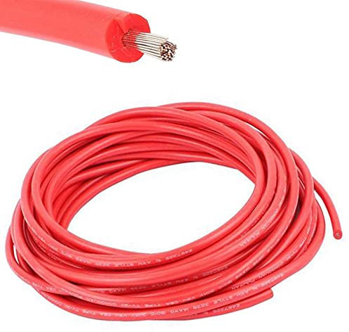 caihv-Kabelmeterware, Super Flexibles Hochtemperatur-Hochspannungskabel, Silikondraht, 22AWG 40kV, hohe Qualität (Color : 1 Meter)