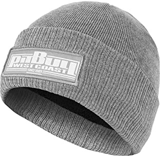 Pit Bull West Coast - Winter Beanie ONE TONE BOXING Grey - Grey