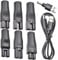 8 Stück 5V Rasierer Ladegerät Netzkabel USB Adapter Set für eine Vielzahl von Elektrische Haarschneidemaschinen, Bartschneider, Rasierer, Schönheitsinstrumente,elektrische Friseure, Luftreiniger