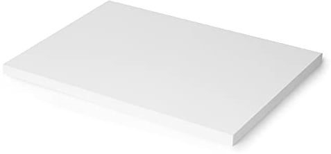 EMUCA - Tableros para Mesa de Comedor o Escritorio, 1150x750, Pintado Blanco, Madera