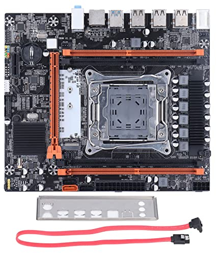 Bewinner X99H LGA2011 Motherboard, 4 DDR4 3 Pin Support CPU V3 V4 USB3.0 SATA Port Mainboard All Solidly Capacitors Motherboard für Desktop-PC