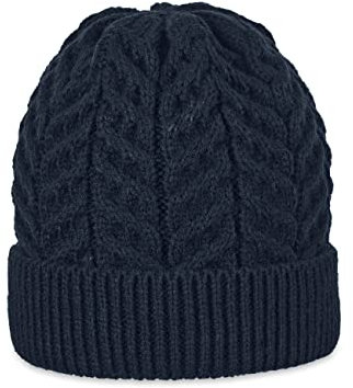 Sterntaler Unisex Kinder Strickmütze Baby Strickmütze Umschlag, marine, 53