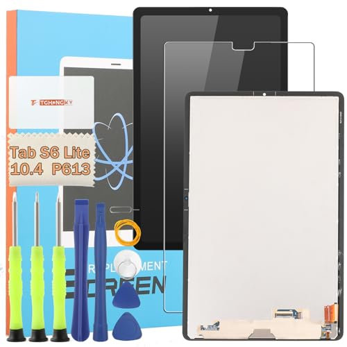 TGHongKy Schermo per Samsung Galaxy Tab S6 Lite 10.4 P613 P619 2022 Display Digitalizzatore Touch Screen LCD per Samsung Tab S6 Lite 10.4 P610 P615 2020 Schermo LCD Display Kit di Riparazione(Nero)