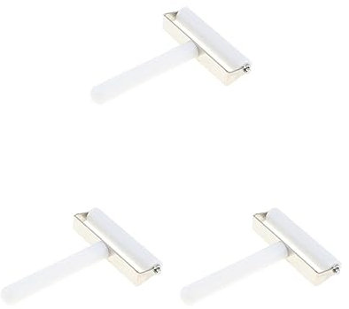 3 set of Glue Silicone Rubber Pasting Roller Wheel for LCD UV OCA LOCA, Polarizer 8 cm