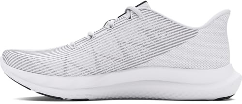 Under Armour Mens Ua Charged Speed Swift Running Shoe, White Mod Gray Black, 6.5 UK