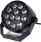 Bühnenlicht 12x3W RGB MINI LED PAR Licht Scheinwerfer DJ Party Spot Bühnenlicht DMX 3 in1 Mit Fernbedienung Für Tanz Bar Karaoke Festival Schwarz