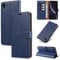 STAWLKA Case for iPhone XR, Premium PU Leather Flip Magnetic Buckle Wallet Case Kickstand Blocking RFID Shockproof Protective Phone Cover for iPhone XR - Blue
