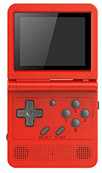 V90 - Consola de juegos de mano, pantalla IPS de 3 pulgadas, consola de juegos retro con tarjeta TF de 64 G integrada, 6000 juegos, mini consola de juegos portátil para niños y adultos