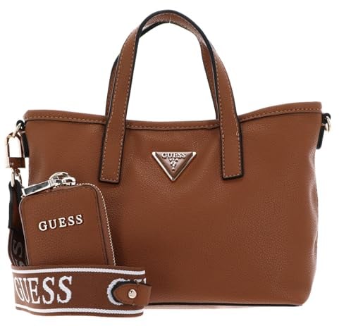 GUESS Latona Mini Tote Cognac
