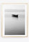 Din A4 Kunstdruck - ohne Rahmen - Boot im See - Foto Schwarz-Weiss Natur Wasser Druck Poster Bild