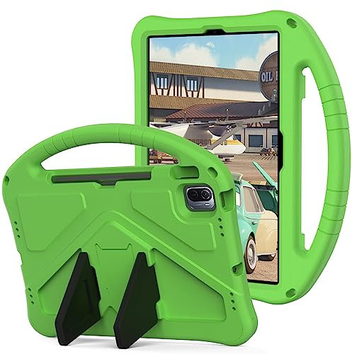Schutzhülle Kinderhülle kompatibel mit Xiaomi Mi Pad 5/Mi Pad 5 Pro 11 2021 Tablet-Hülle, leichte, kinderfreundliche EVA-Schutzhülle, sturzsichere, schlagfeste Schutzhülle mit Schultergurt Hüllenabdec
