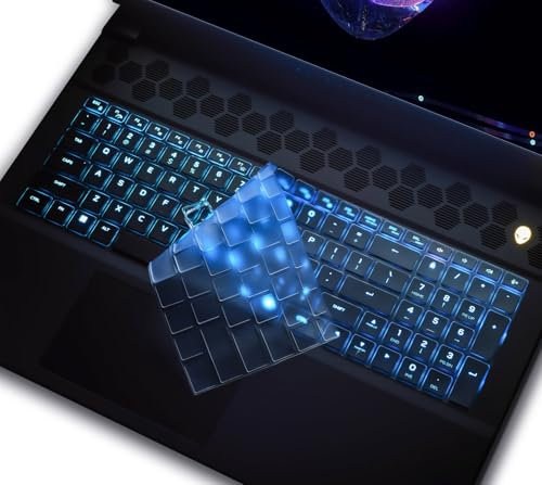 Keyboard Cover Compatible with 2024 Dell Alienware M18 R2 Gaming Laptop, 18 Inch Dell Alienware M18 R1 Keyboard Skin Protector