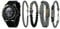 TIME100 Herren Totenkopf Uhr mit stapelbaren Armband Set, Silikonband