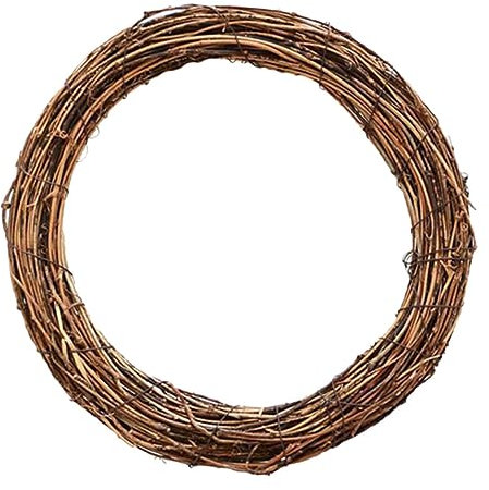 PRETYZOOM Natürlicher Kranzrohling Aus Weinreben Schlichter Bastelkranz Für DIY-projekte Kleine Kranzform Zum Dekorieren Für Haus Garten Oder Terrasse