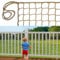 BERADNET Child Safety Net Protection Rope Net Safety Netting for Stairs Railing Balcony Cat Net Knotless Polyester Playground Safety Net Fence Net Brown(1.5X3m)
