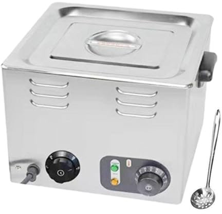 WJFTODAY Commercial Electric Egg Cooker with Timing, Hot Spring Egg Boiler 30-110°C Thermostat Egg Poacher Machine for Restaurants, Snack Bar, Tea Shop, Food Court 2.6KW, with 1Colander