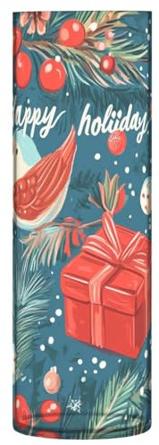 Grande vaso di fiori in plastica per uccelli di Natale scatola regalo rosso albero di Natale 30 cm decorativo estetico trasparente centrotavola vasi per tavolo da pranzo centrotavola ufficio